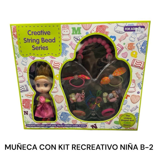 Muñeca con kit recreativo B 2